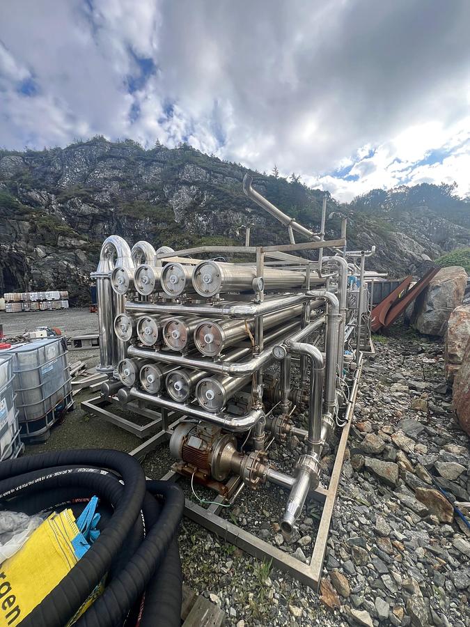 Used UF- membrane and ceramic filter plant