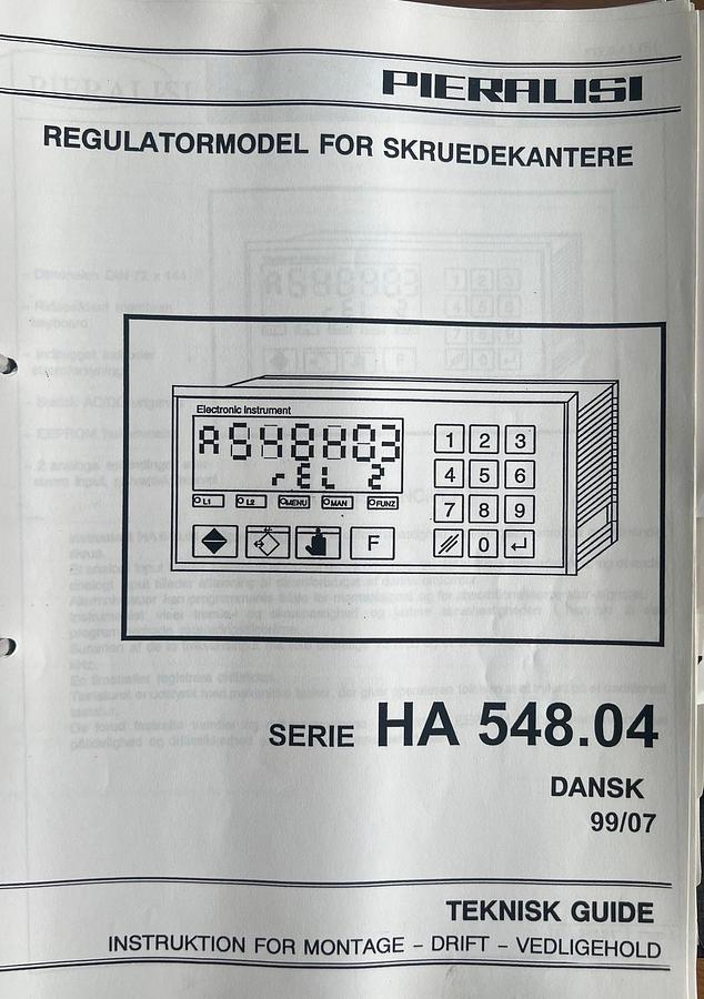 Refurbished PIERALISI decanter, type JUMBO 4