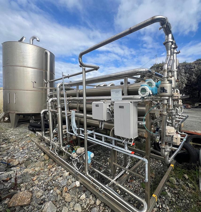 Used UF- membrane and ceramic filter plant
