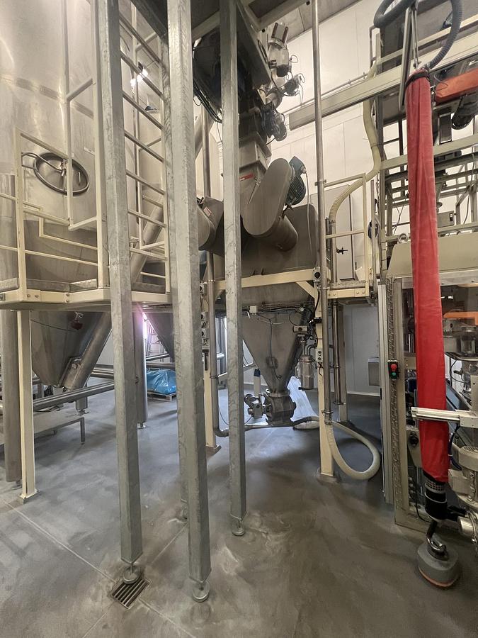 Used Complete Stainless-Steel Powder & Granulate Processing and Packaging Line