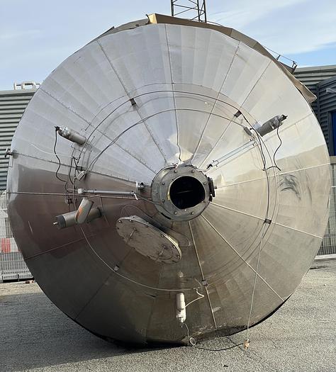 Used Pulse Jet Bag filter for exhaust air cleaning. AISI 304. Explosion proof.