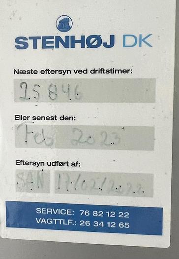Used STENHØJ Compressor Company SPV 60