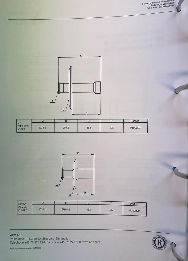 Used 2006 APV Invensys A/S UF- membrane plant