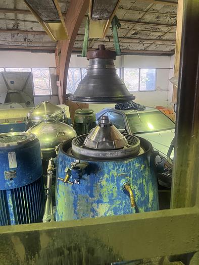 Used Westfalia separator type SAMN 15007 in purifier configuration