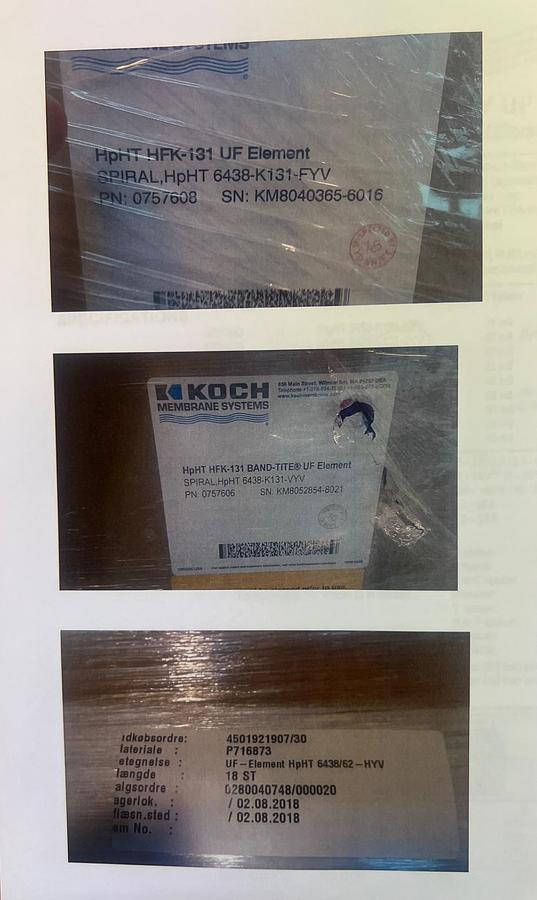 Used 2006 APV Invensys A/S UF- membrane plant