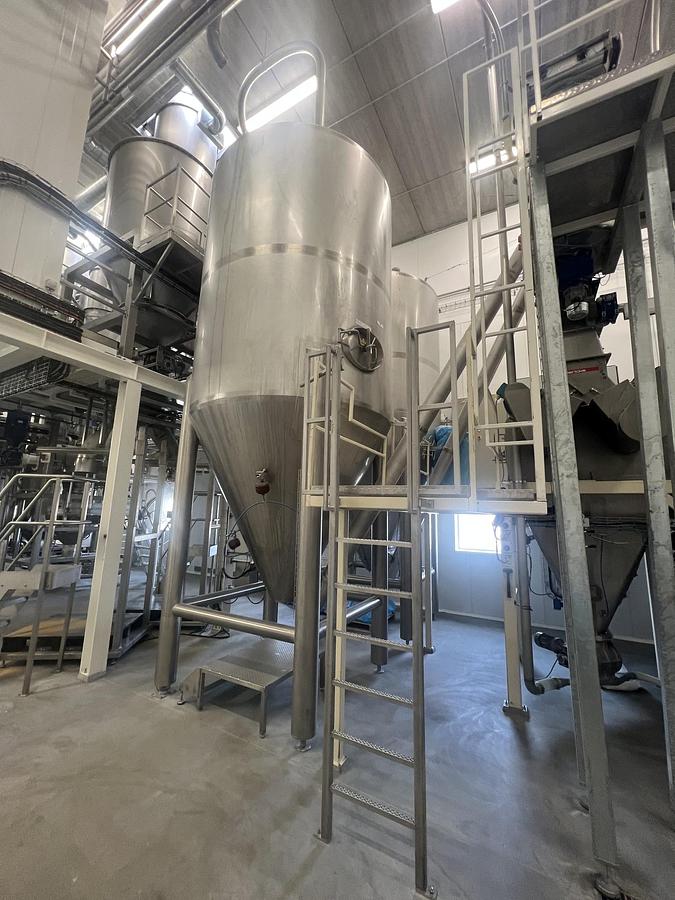 Used Complete Stainless-Steel Powder & Granulate Processing and Packaging Line