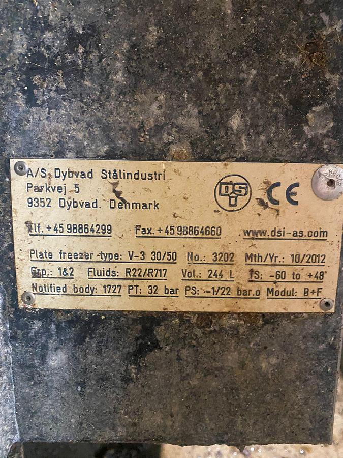 Used 2011 Dybvad Stål Industri A/S V-3 30/50