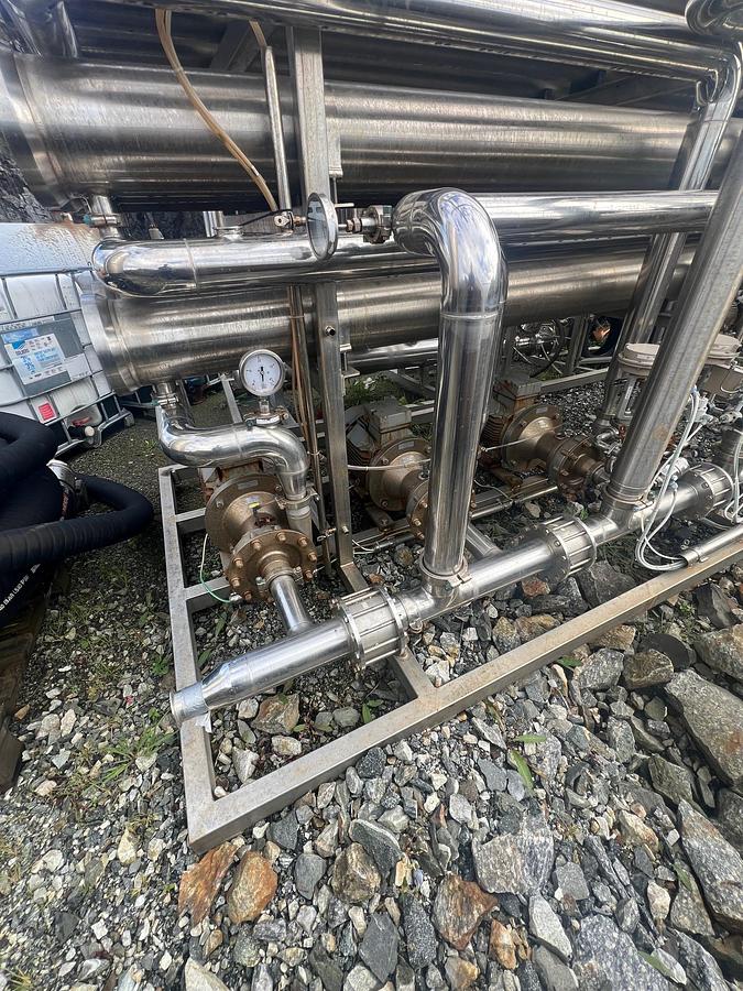 Used UF- membrane and ceramic filter plant