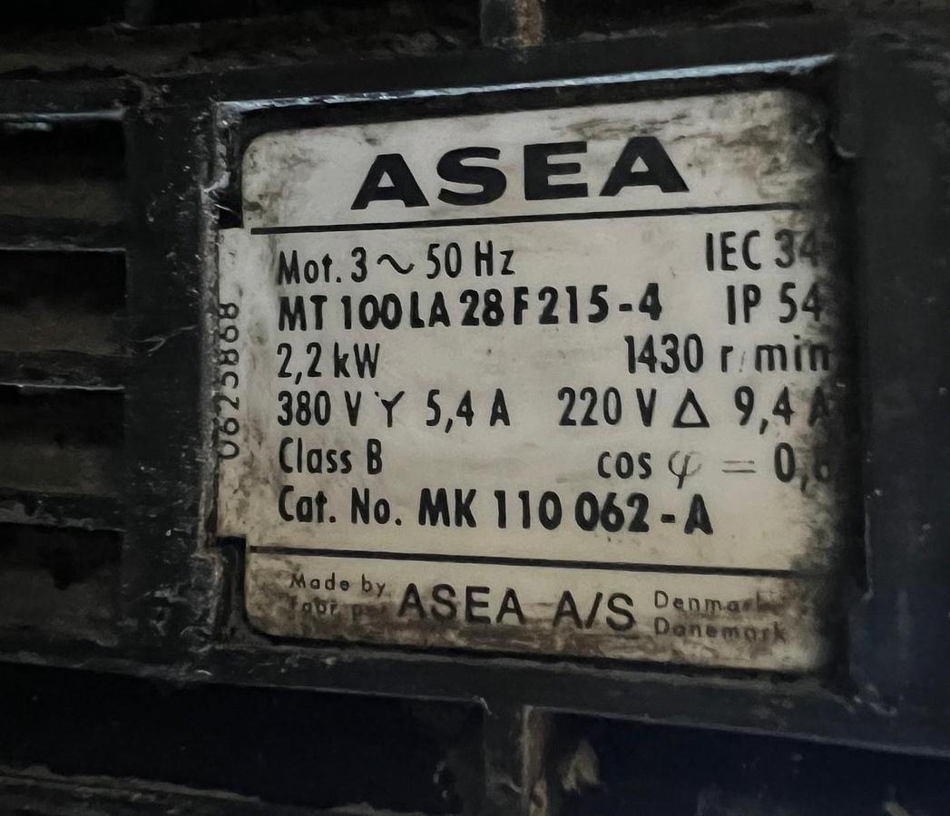 Used Alfa Laval WSPX204-TGT-74. Used for separating tramp oils from cooling liquids.