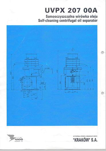 Used Alfa Laval UVPX 207BGT-24 purifier