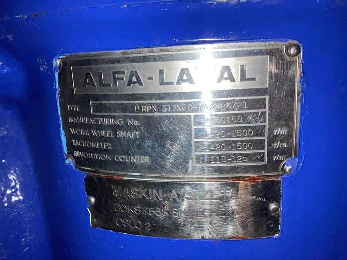 Used Alfa Laval BRPX 313XGD-74