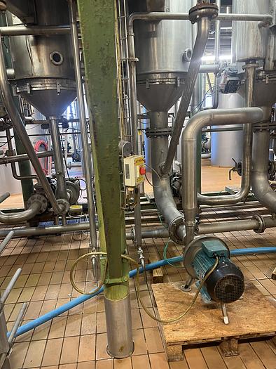 Used 1975 APV - ANHYDRO 4-step Falling-Film vacuum evaporator unit