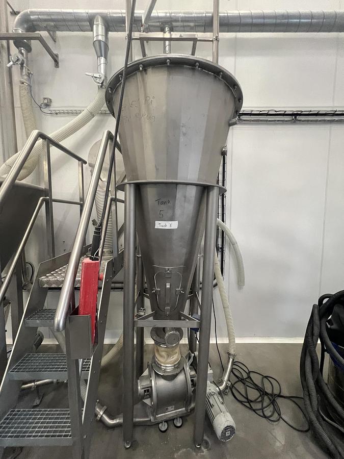 Used Complete Stainless-Steel Powder & Granulate Processing and Packaging Line