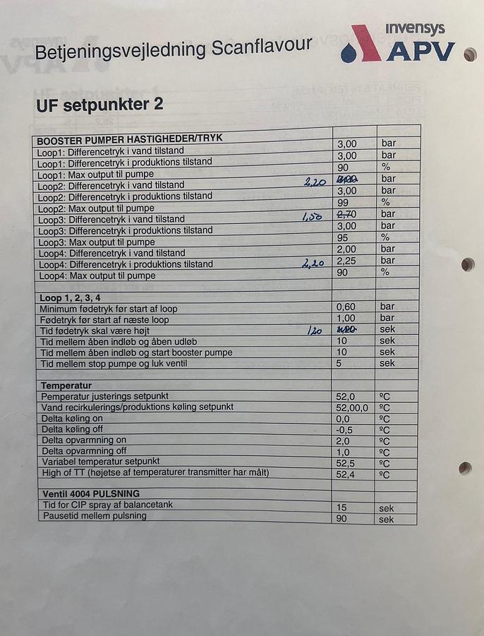Used 2006 APV Invensys A/S UF- membrane plant