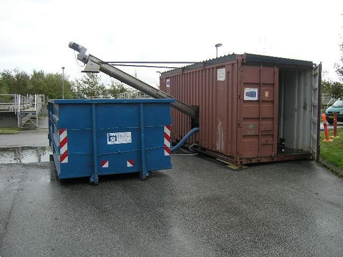 Used Complete decanter sludge dewatering unit