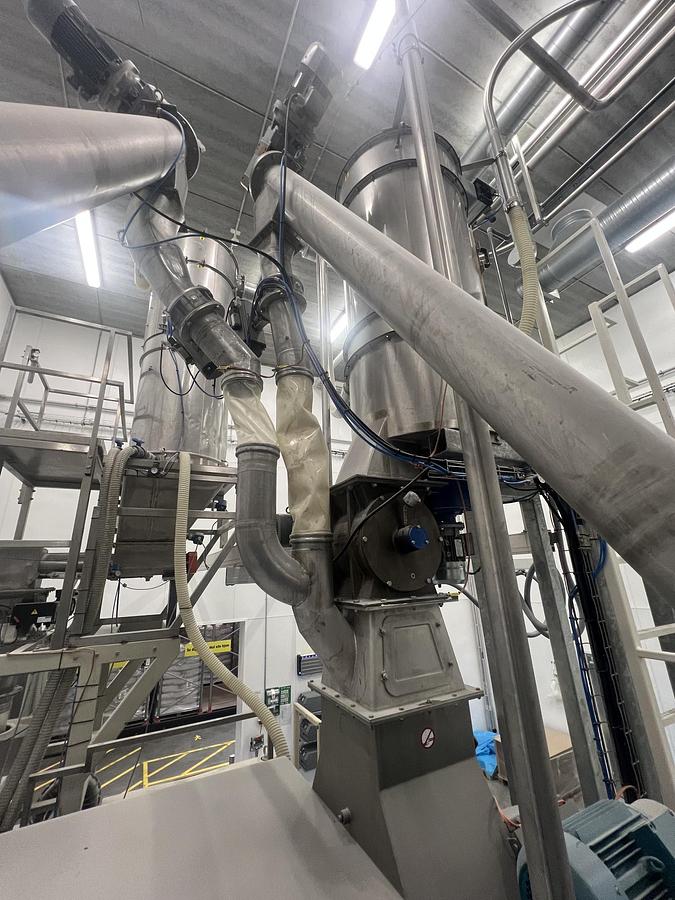 Used Complete Stainless-Steel Powder & Granulate Processing and Packaging Line