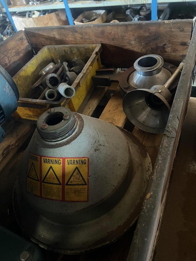 Used Alfa Laval WSPX204-TGT-74. Used for separating tramp oils from cooling liquids.