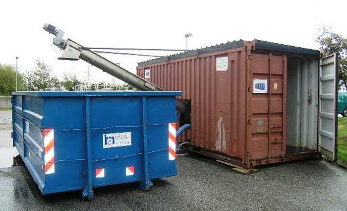 Used Complete decanter sludge dewatering unit