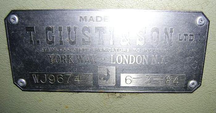 Used Guistimix – Giusti Horizontal Agitation Mixing System