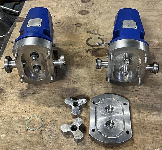 Used Tri-lobe rotary Alfa Laval SSP pump