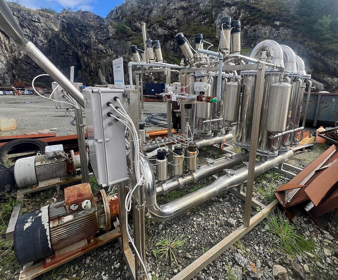 Used UF- membrane and ceramic filter plant