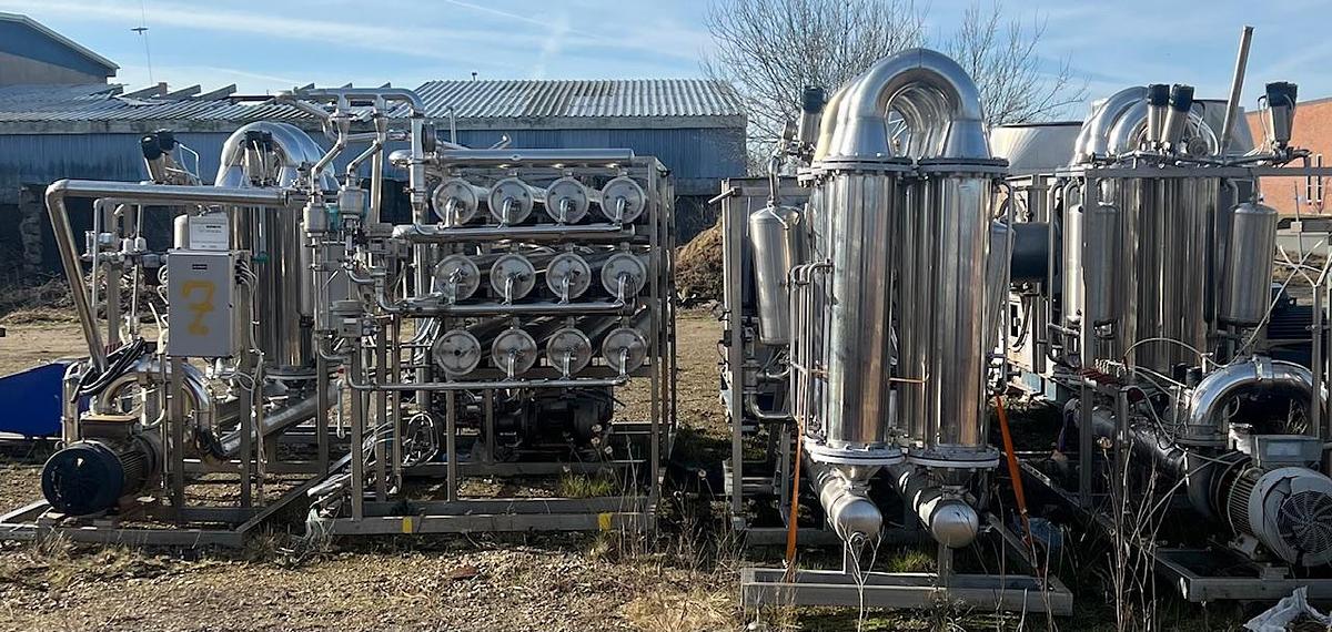 Used UF- membrane and ceramic filter plant