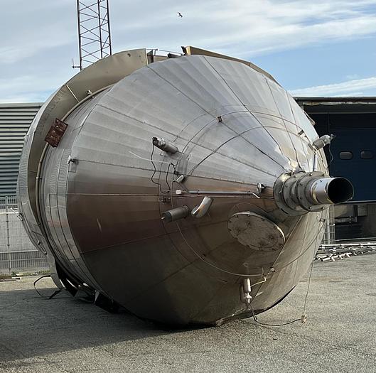 Used Pulse Jet Bag filter for exhaust air cleaning. AISI 304. Explosion proof.