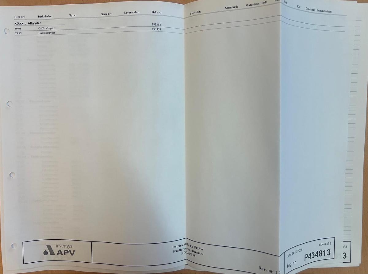 Used 2006 APV Invensys A/S UF- membrane plant