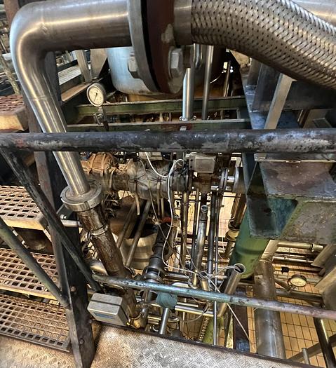 Used 1975 APV - ANHYDRO 4-step Falling-Film vacuum evaporator unit