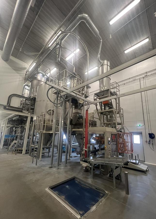 Used Complete Stainless-Steel Powder & Granulate Processing and Packaging Line