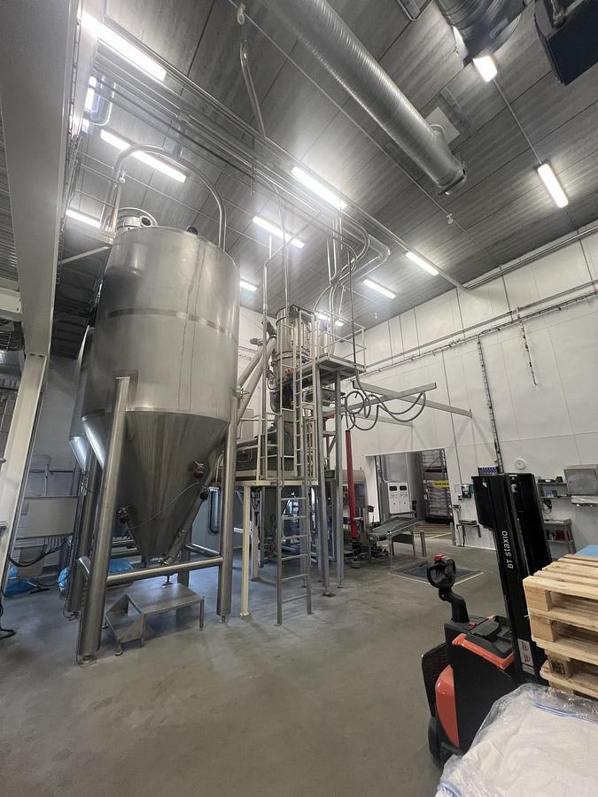 Used Complete Stainless-Steel Powder & Granulate Processing and Packaging Line