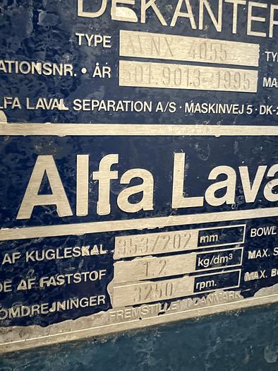 Used 1995 Alfa Laval AVNX 4055