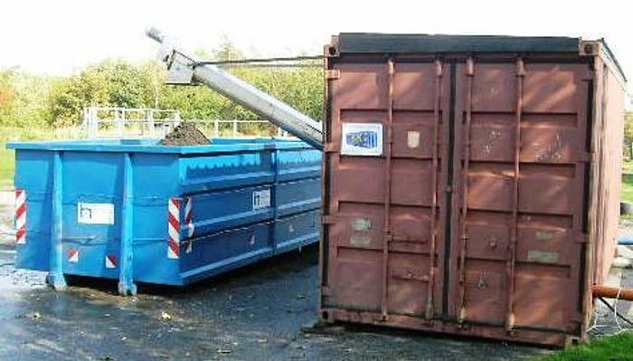 Used Complete decanter sludge dewatering unit