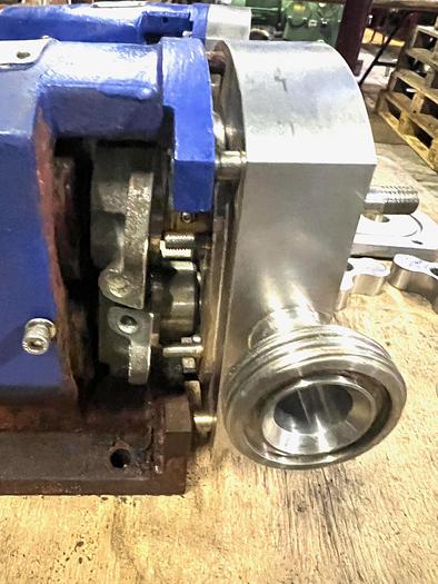 Used One complete tri-lobe rotary Alfa Laval SSP pump