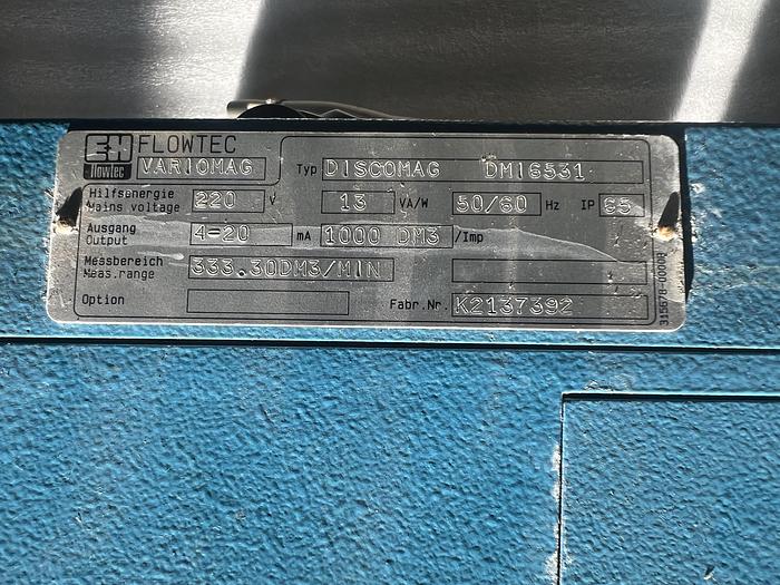 Used E + H Flowtec Variomag DMI 6531