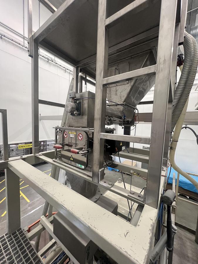 Used Complete Stainless-Steel Powder & Granulate Processing and Packaging Line