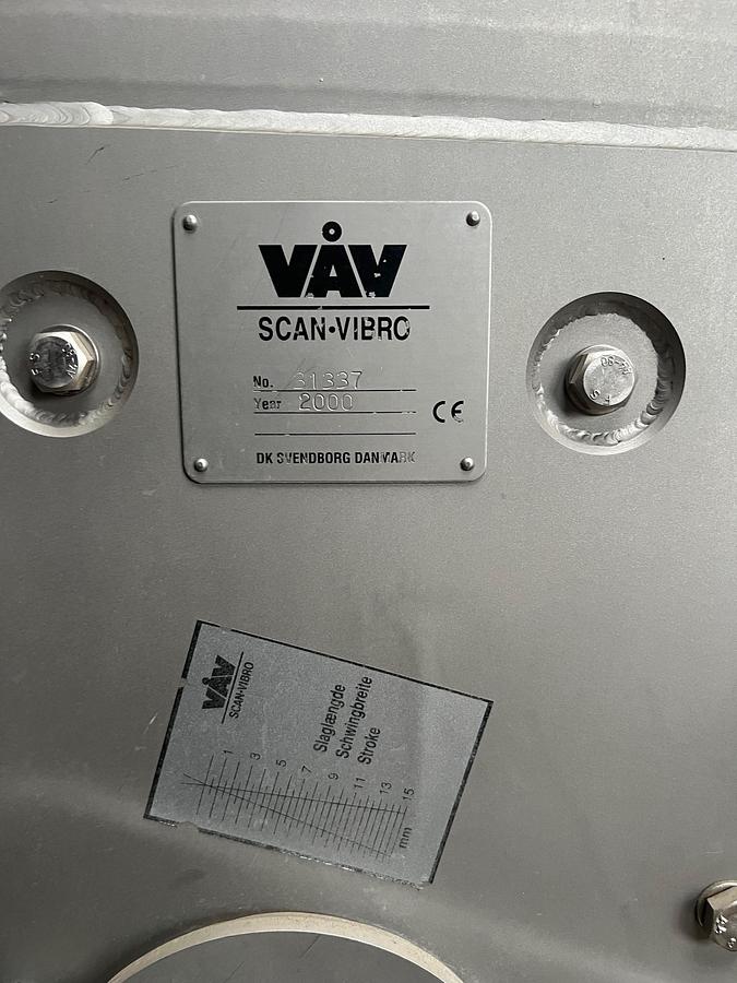Used 2000 SCAN-VIBRO 2 sieve separation