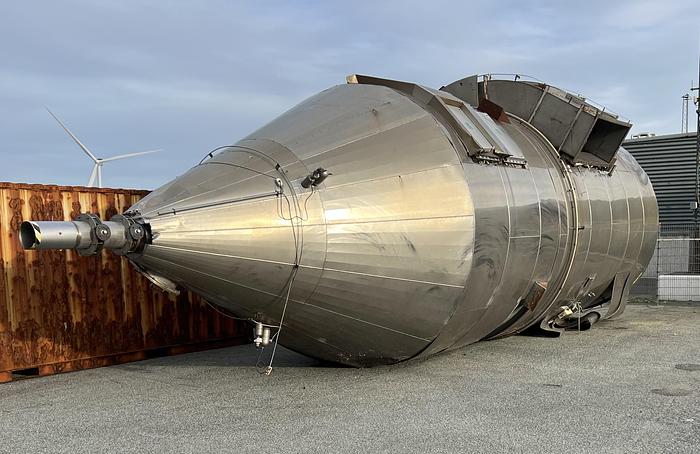 Used Pulse Jet Bag filter for exhaust air cleaning. AISI 304. Explosion proof.