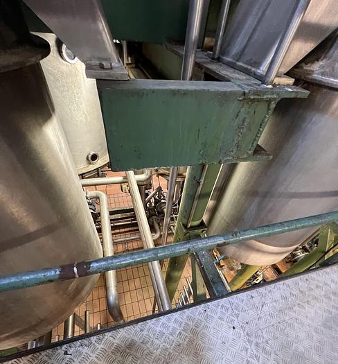 Used 1975 APV - ANHYDRO 4-step Falling-Film vacuum evaporator unit