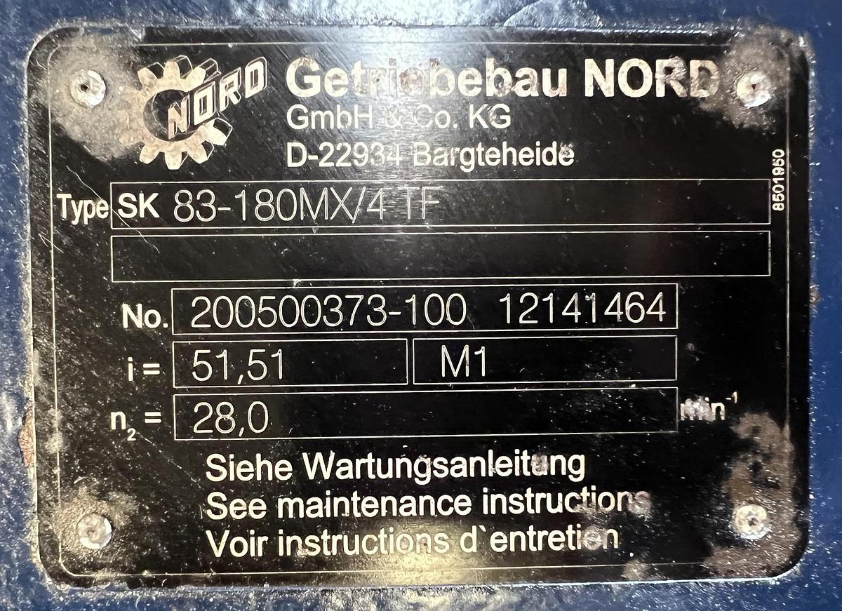 Used NORD Gearmotor factory SK 83 - 180MX/4TF