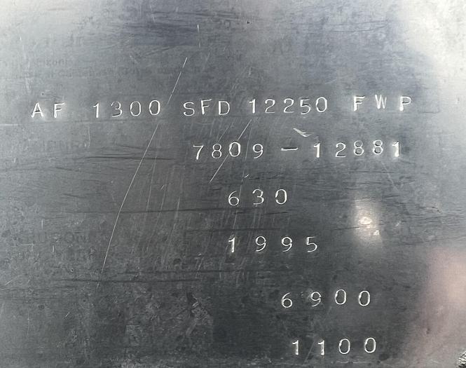 Used 1995 Veronesi Separator AF 1300 SPD 12250