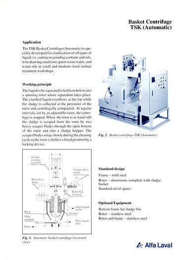 Used 1996 TSK Separator TSK 100A