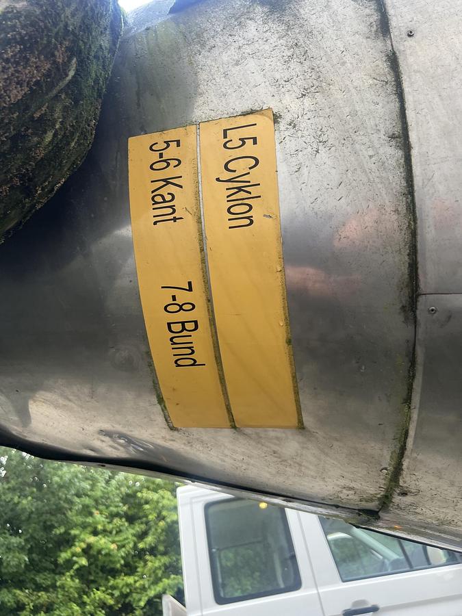 Used Cyclone for NIRO fluid bed