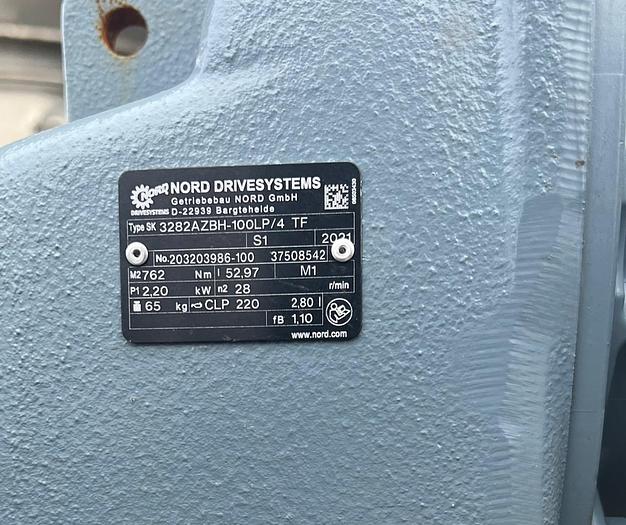 Used PST shaftless screw conveyor, type U320