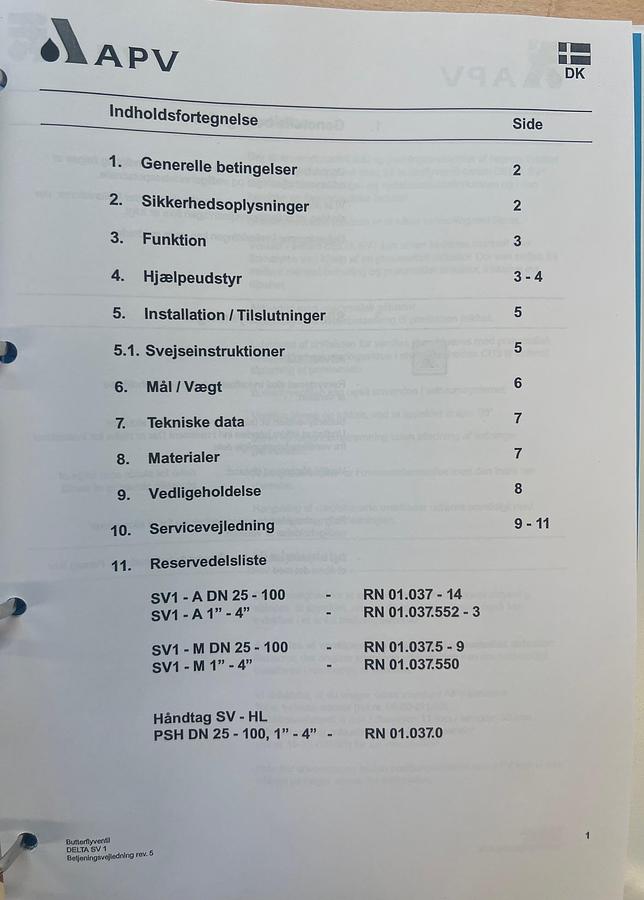 Used 2006 APV Invensys A/S UF- membrane plant