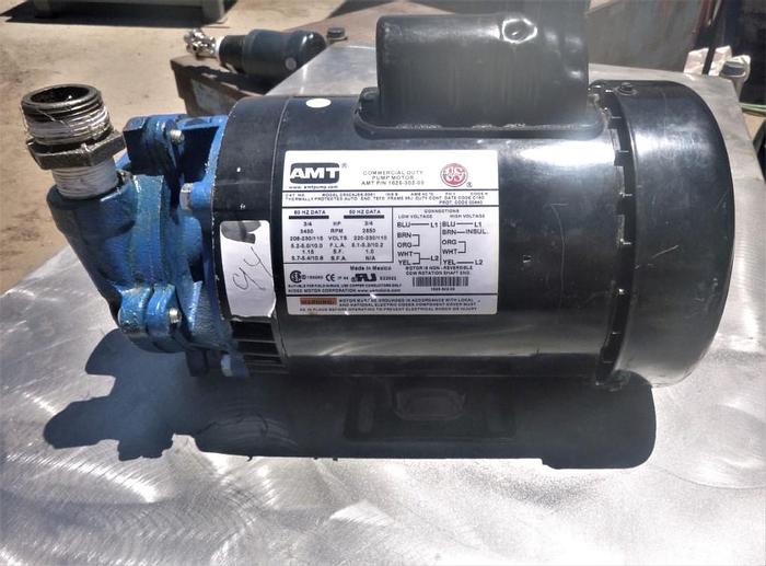 Used Pump, Centrif, 3/4 HP, C/I, 1" In/3/4" Out, AMT, Mdl 370A-95 #C744025