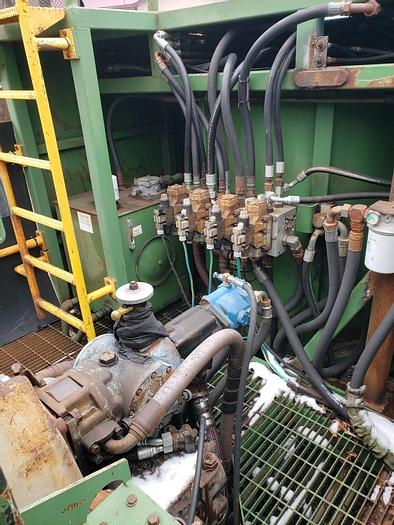 Used 1990 Manitowoc flail debarker 2042/ Two Unit Deal