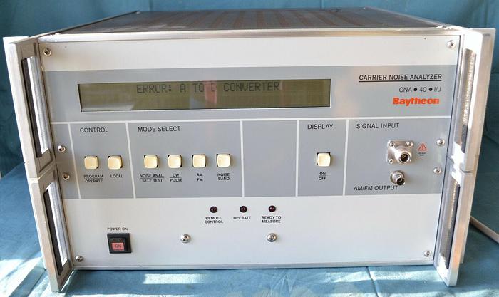 Used Raytheon CNA 40 Carrier Noise Analyzer US Naval