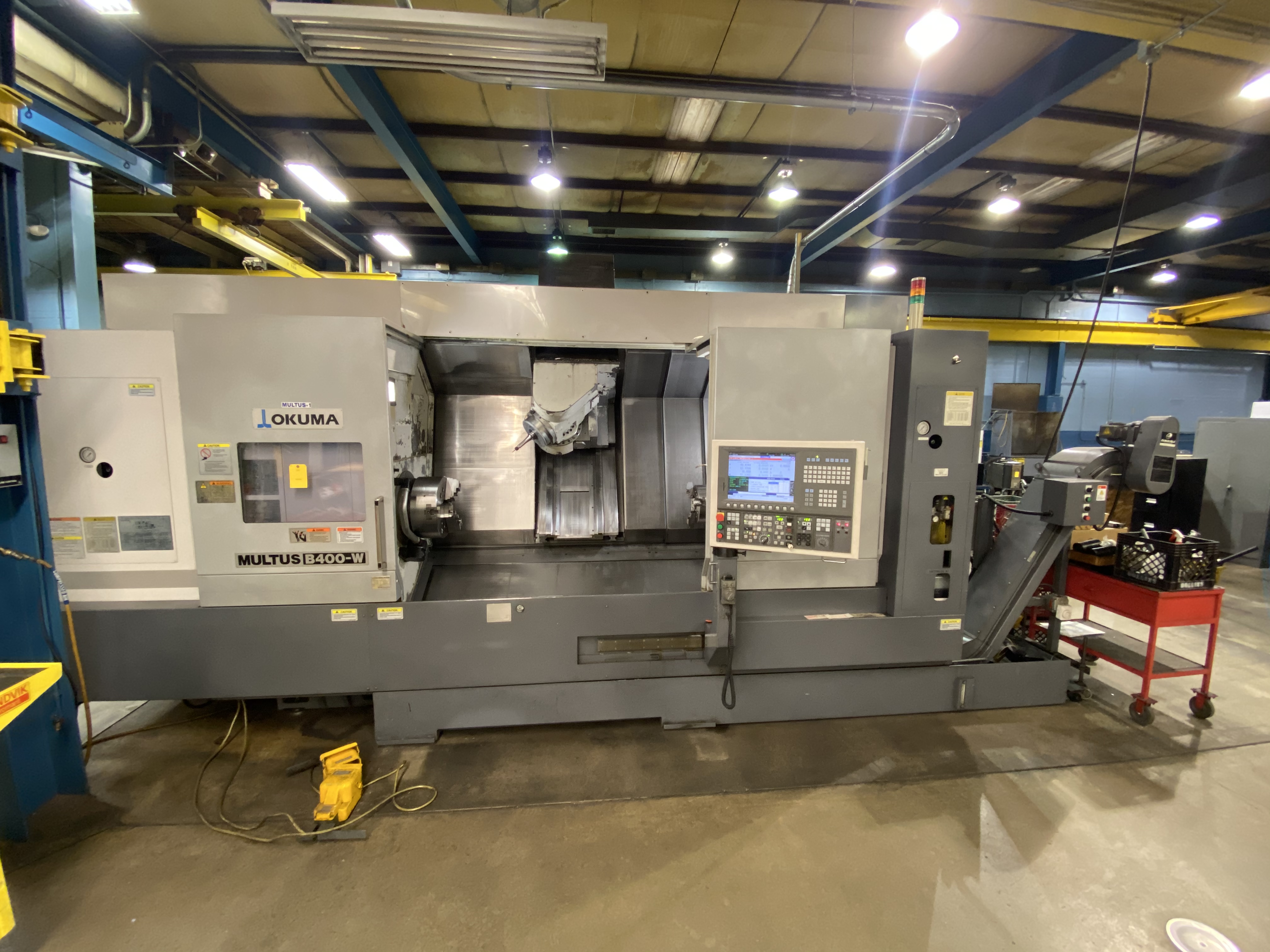 Used OKUMA MULTUS B400-W TURNING