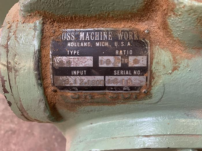 Used Buss 88 Double Surface Planer